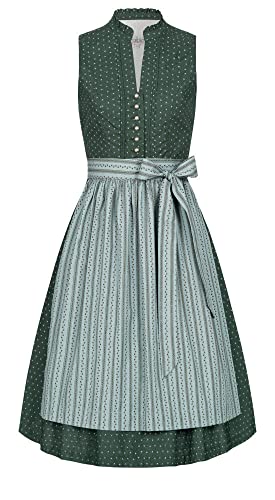Nübler Dirndl kurz Damen Jette - 2-teiliges Dirndl Kleid mit kurzer...