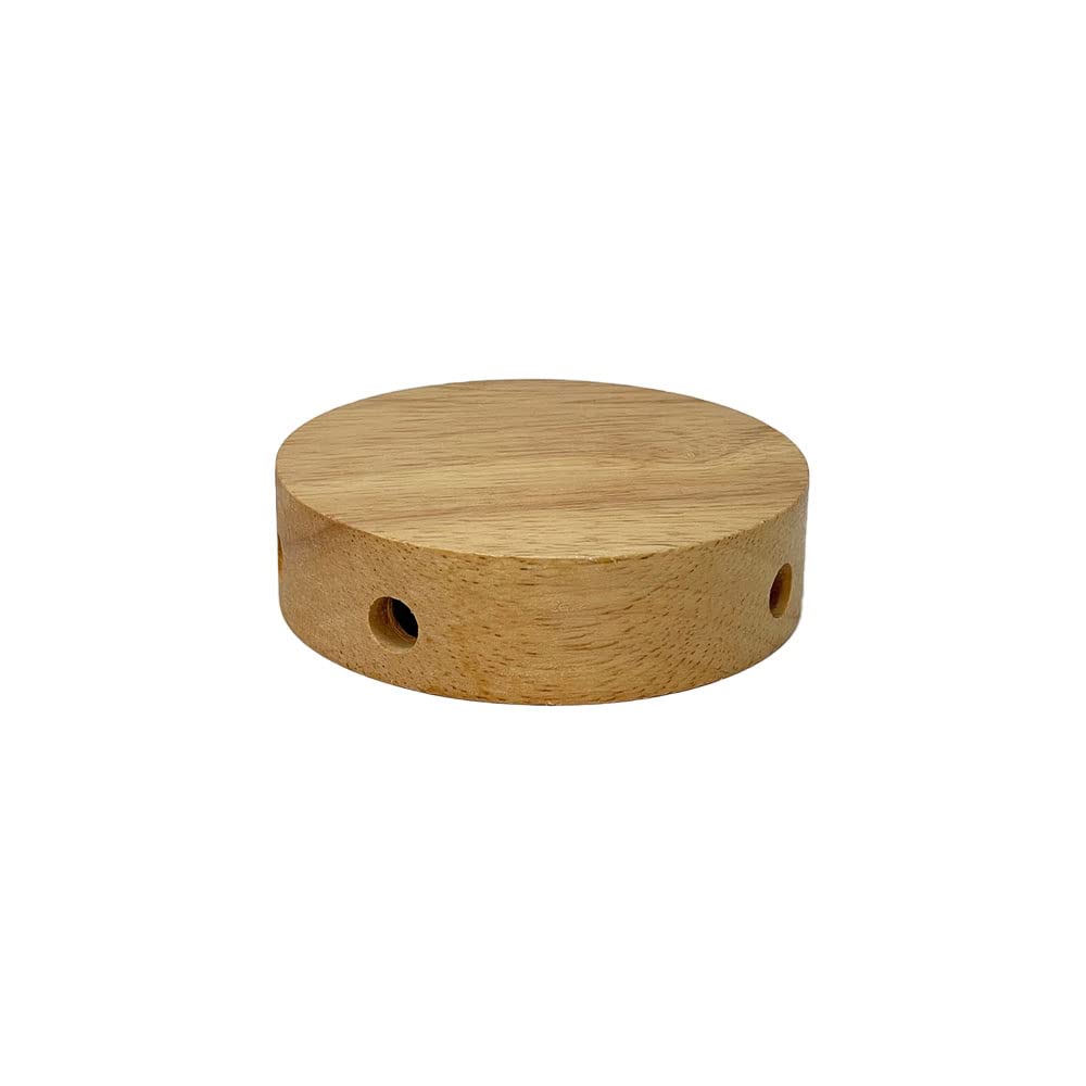 SCATOLA DERIVAZIONE IN LEGNO Ø100MM 4 FORI LATERALI