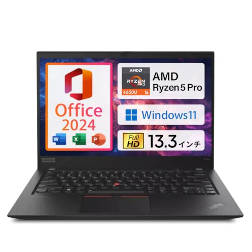 �yWin11�AMS Office H��B 2024���ځzLenovo ThinkPad X13 / 13.3�C���` �m�[�g�p�\�R��/CPU:AMD Ryzen 5 PRO 4650U / ������:8GB / SSD:256GB / 1920x1080 / 