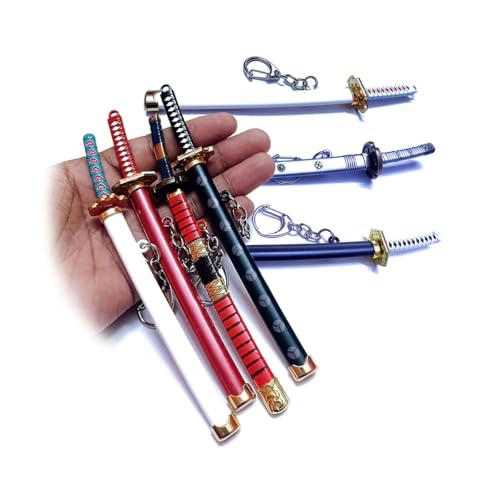 Image of GULLI BULLI UNSHARPED Metal KATANA Keychain with cover - Multicolor
