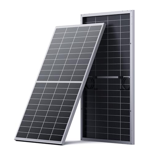 Callsun N-Type 16BB 200W Bifacial Solar Panel, 200W Solar Panel for 12V Battery Systems, 25% High Efficiency, Dual-Module Anti-Shade Design, for RV Van Rooftop Home Off-Grid