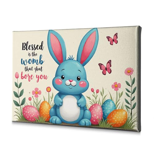 Tableau de Pâques Blessed Is The Womb en toile 30x40 cm