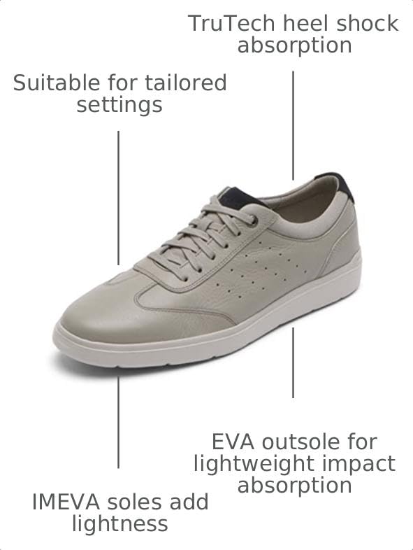 Image of Rockport Men's Total Motion Court T-Toe