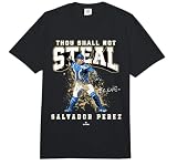 Thou Shall Not Steal Salvador Perez Kansas City MLBPA Comfort Colors Adult Heavyweight T-Shirt