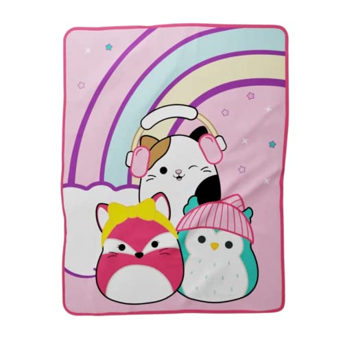Squishmallows Kids Bedding Super Soft Micro Raschel Throw, 46 In X 60 In, By Franco #TOP4