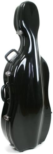 Sinfonica Black Cello Case w/Wheels
