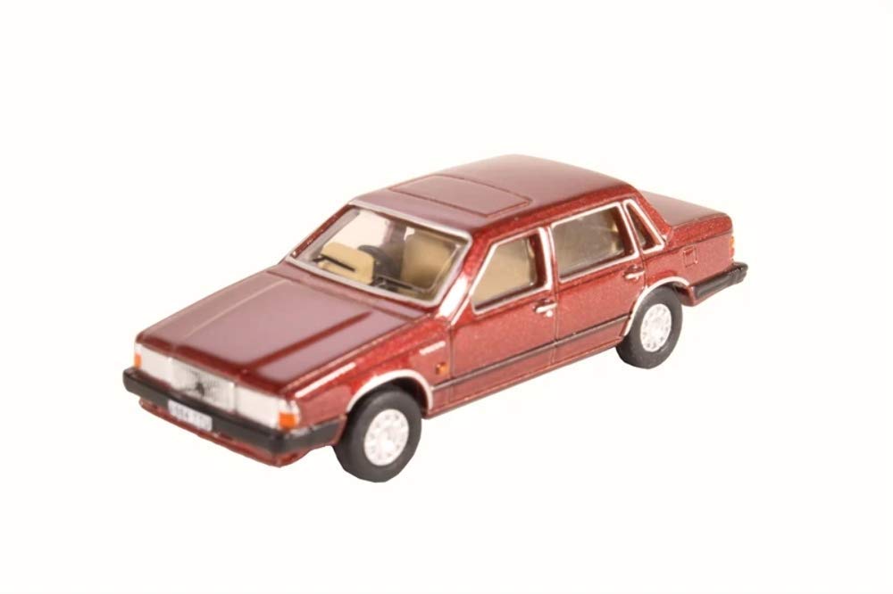 Oxford Diecast 1:76 Volvo 760 Red Wood Metallic Collectable model 76VO002