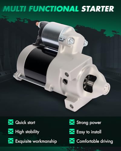Image of SCITOO Starters New Compatible for Cub Cadet 1997 1998 1999 Z48 Gas for Cub Cadet 2166 2000-2002 16HP Gas for John Deere STX30 1989-1993 9HP 17628N SND0007 AM018390 128000-7480