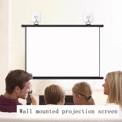 Pantalla de proyección blanca 72 pulgadas 4:3 portátil miniatura 2