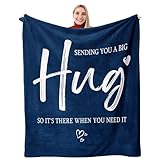lemzcen Get Well Gifts for Women Men, Healing Hug Blanket, Thinking of You Gifts, Inspirational Feel Better Gifts for Women Men, Breast Cancer Gifts for Woman, Sympathy Gift Throw Blanket 60'X50'