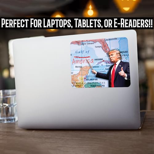 Image of Gulf of America Funny Peel and Stick Sticker Decal - Vinyl Bumper Sticker for Cars, Laptops, and More - 5.5 Inches