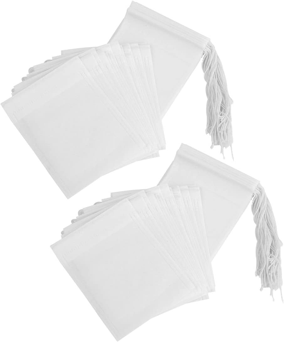 Sachets Filtres à Thé Vides Daiso Japon - Lot De 92 - Format 9,5 X 7 Cm