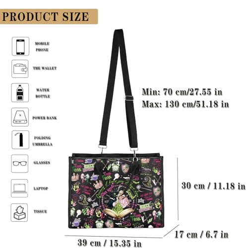 GJTIM Musical Lover Gift Witch Musical Theater Fans Gift Musical Theatre Canvas Tote Bag For Theatre Lovers2