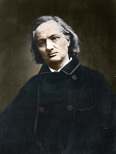 Affiche Toile Charles Baudelaire poète français portrait Etienne Carjat decoracion mural 60x90
