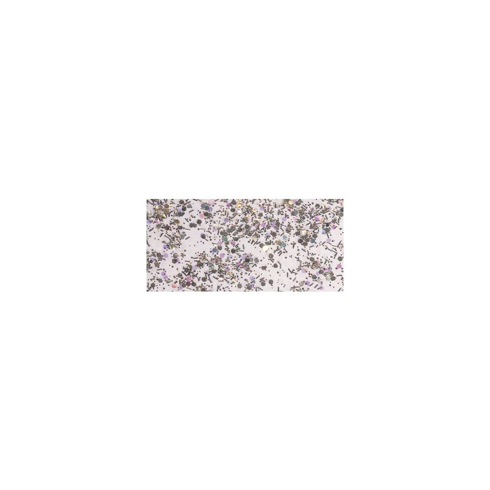 Rayher Glitter Glue Coarse, Silver, 50 ml