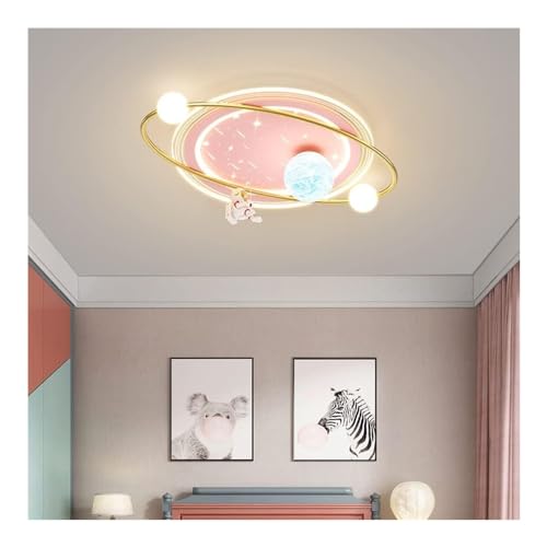 Plafonnier LED astronaute dessin animé luminaire chambre fille