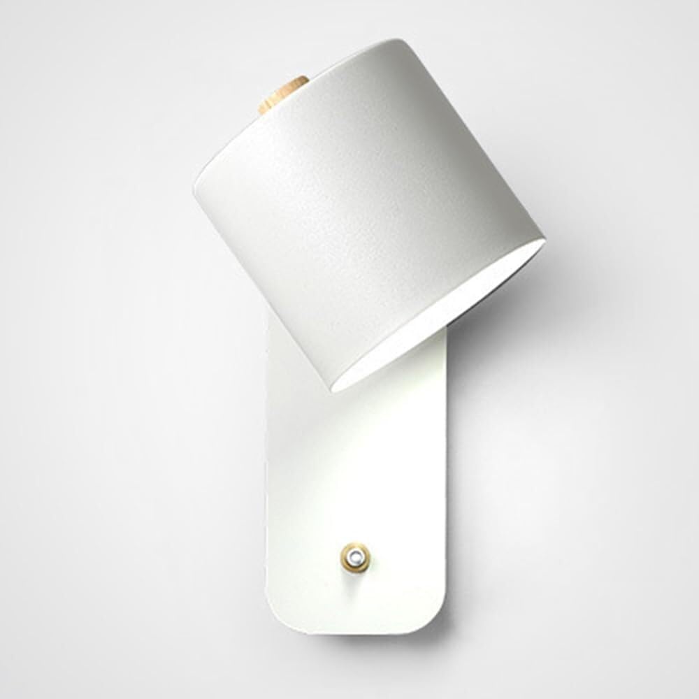 TONFON Rotatable Wall Lamp with Push Button Switch Bedroom Bedside Reading Wall Light Modern Metal Wall Sconce for Living Room Study Room Dining Room Hallway Stairs Hall Restaurant Wall Mounted Lamp(W