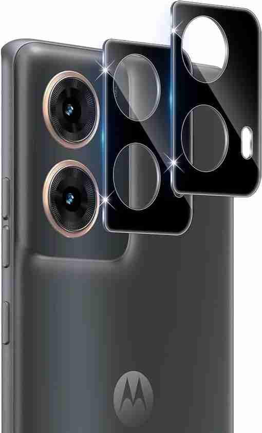Image of HPTech Camera Lens Protector for Motorola Moto G96 5G - 3D Premium Tempered Glass Camera Guard, HD Ultra-Clear Protection, Anti-Scratch, Anti-Fingerprint, Easy Installation - Black