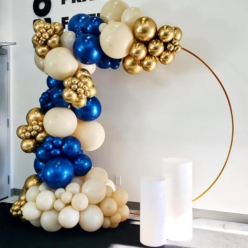 Image of Awenztech 120pcs 5 inch Metallic Gold Latex Balloons