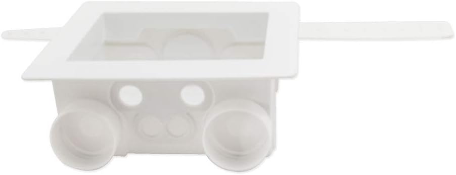 Eastman 1/2 Inch Universal Dual Drain Washing Machine Outlet Box, No Valve, 60251