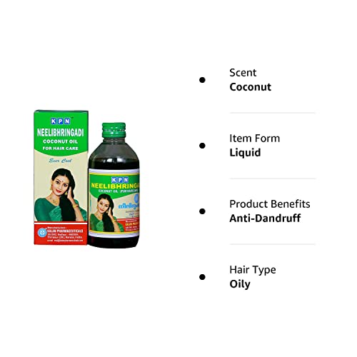 K P N Kalan Pharmaceuticals Kpn Neelibhringadi Coconut Hair Oil, 200Ml