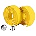 Price comparison product image Alomejor Bicycle Handlebar Tape Cycling Handle Wraps Skid-proof Strap with Bar Plugs for Road Bike Mountain Bike(Yellow)