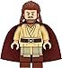 Produktbild LEGO Star Wars Minifigur: Qui-Gon Jinn (Jedi Meister) mit Umhang und Laserschwertern