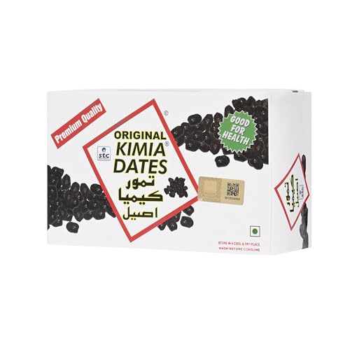 Image of Kimia Dates Original Mazafati Dates - Pack of 1 (400gm) | Juicy & Delicious Khajoor, Khajur | Healthy Snacks | Rich in Fibre | Perfect for Snacking (Carton Box)