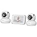 Motorola MBP38S-2 Digital Video Baby Monitor with 4.3-Inch Color LCD Screen and 2 Cameras with Remote Pan, Tilt and Zoom