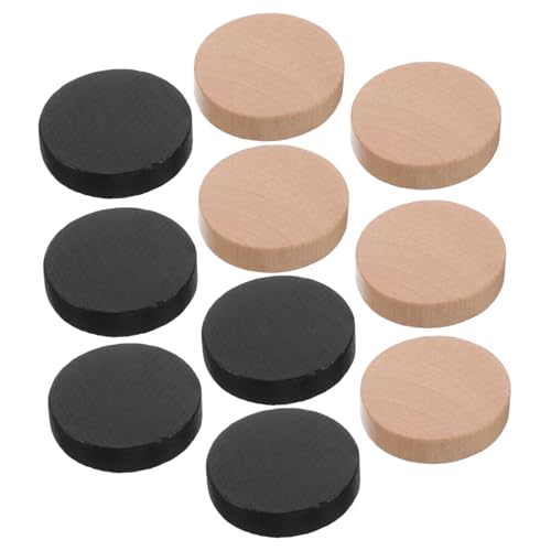 Sosoport 10pcs Chess Accessories Sling Puck Game Fast Sling Puck Sling Hockey Wooden