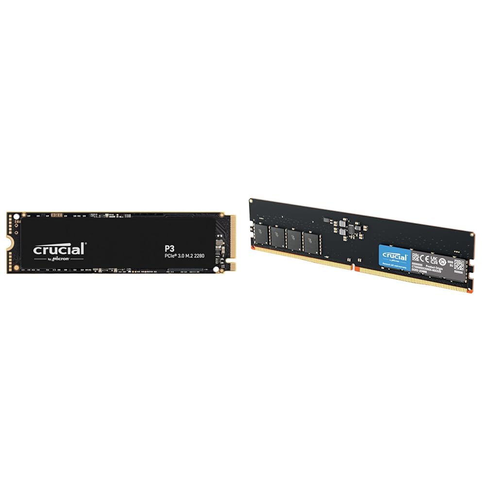 Amazon.in: Buy Crucial P3 500GB PCIe 3.0 3D NAND NVMe M.2 SSD, up