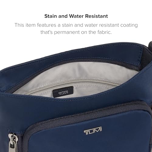 Image of TUMI - Voyageur Tyler Crossbody - Nylon Crossbody Bag - Business, Travel Bag - Stain, Water-Resistant - Stylish Purse - Indigo /Gunmetal