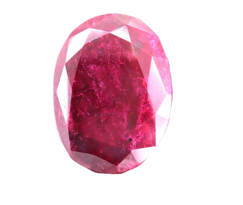 Rubis naturel facetté de haute qualité pour bague et pendentif de luxe