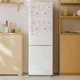 Confezione da 82 adesivi a forma di margherita bianca su entrambi i lati, riutilizzabili, in PVC, per decorare la casa e la primavera