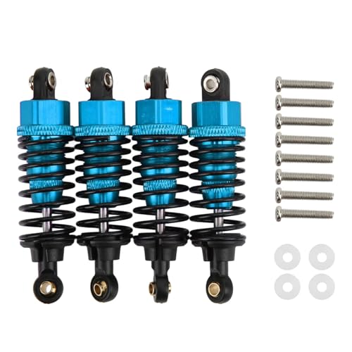 RC�V���b�N�A�u�\�[�o�[ Compatible With TAMIYA For TT01 For TT02 TA05 TL01 TA03 MF01X 1/10 RC�J�[�A�b�v�O���[�h�p�[�c �A���~�����I�C���V���b�N�A�u�\�[�o�[(Blue)