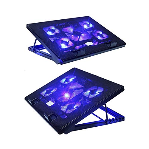 Base para portátil con ventiladores silenciosos USB 12-17 pulg miniatura 1