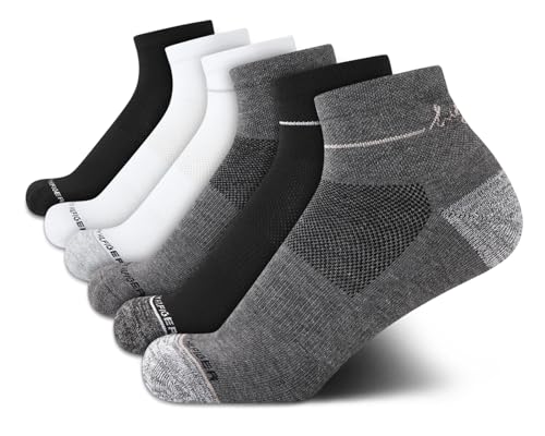 Image of Tommy Hilfiger Womens Quarter Socks - 6 Pack Soft Cushioned Athletic Performance Ankle Socks for Women for Sports and Running
