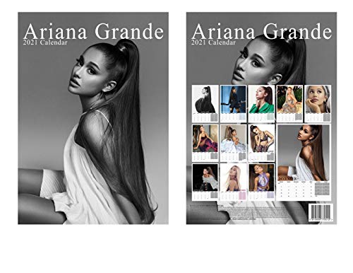 PARA ESTRENAR ARIANA GRANDE CALENDARIO 2021 WITH ARIANA GRANDE IMÁN PARA NEVERA