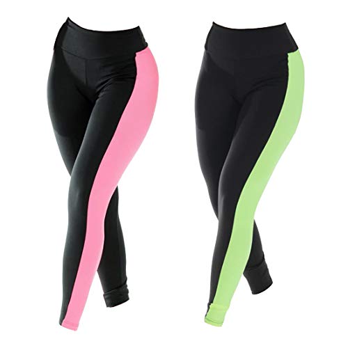 2 Calças Legging Bicolor Click