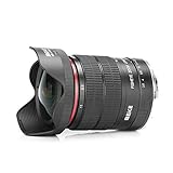MEKE 6-11mm F/3.5 Wide Angle APS-C Manual Focus Zoom Lens Compatible with EF Mount DSLR Cameras