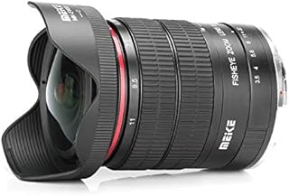 MEKE 6-11mm F/3.5 Wide Angle APS-C Manual Focus Zoom Lens Compatible with EF Mount DSLR Cameras