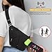 Anti-Theft Sling Bag for Men, RFID Crossbody Chest Bag - Lightweight Travel Shoulder Bag for Hiking & Outdoor | Adjustable Strap, Fits iPad