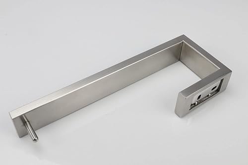 Miniatura 4 de TocTen Toallero de manoanillo de toalla  Colgador grueso de acero inoxidable SUS304 para toallas de mano, 9 pulgadas, resistente montado en la