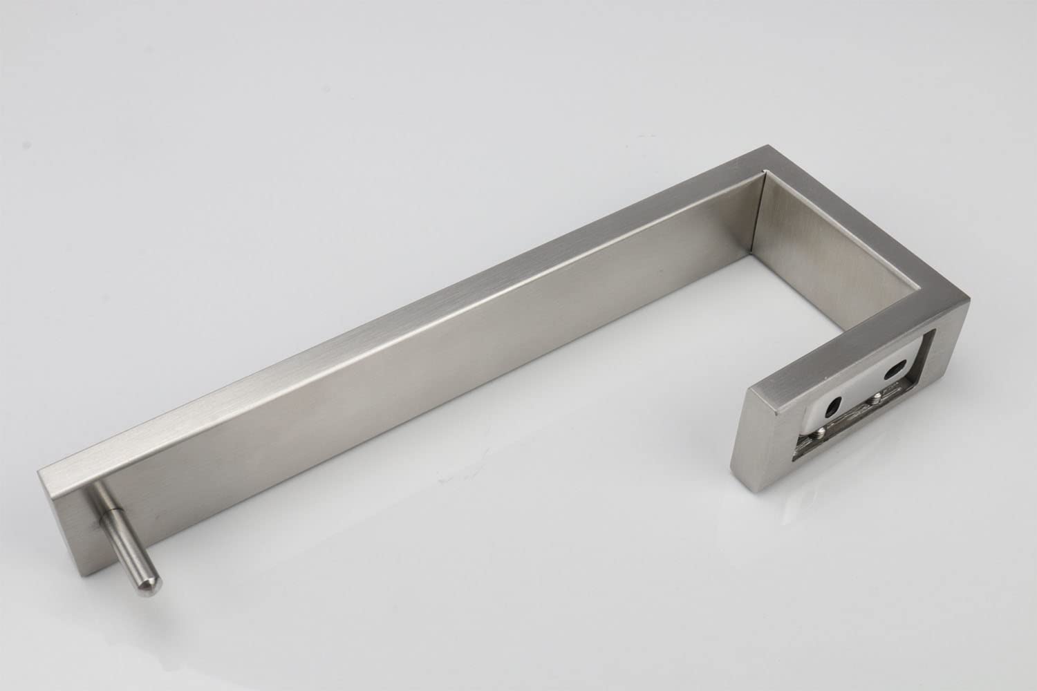 TocTen Soporte para toallas de mano/anillo para toalla – Gancho grueso de acero inoxidable SUS304, toallero de pared resistente de 9 pulgadas, barra cuadrada para toallas de baño (cepillo, 2 unidades