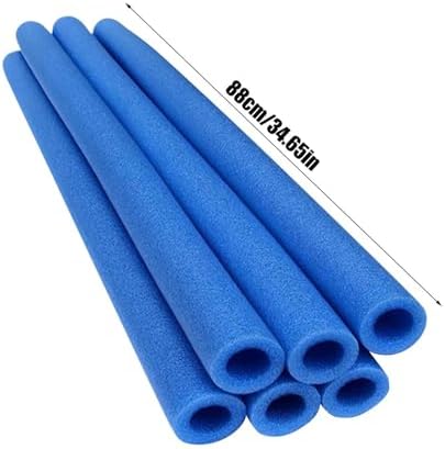 Trampoline Pole Foam Sleeves 6-Pack | Replacement Foam Padding for Trampoline Poles | Waterproof UV Resistant Enclosure Pole Covers | Anti-Collision Sponge Tube Protectors for Garden Trampolines - 4