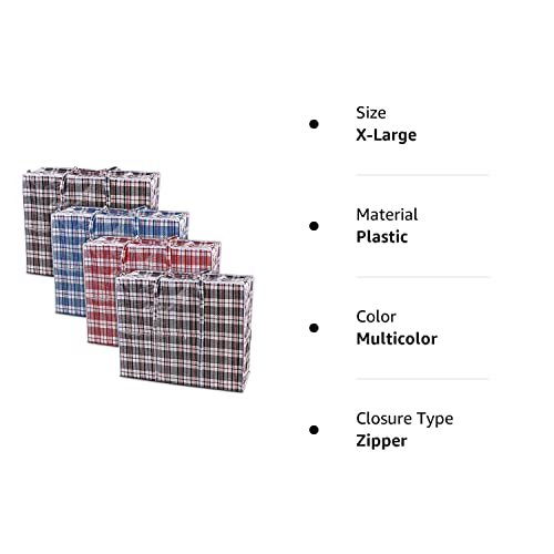 4Pcs Extra Large Laundry Bag For Storage Box With Zipper Laundry Bags - Storage Bags With Handles With Durable Zipper, Moving Storage Bags, Travel Laundry Bag With Handles For Cloths, Bedding Ksi #TOP7