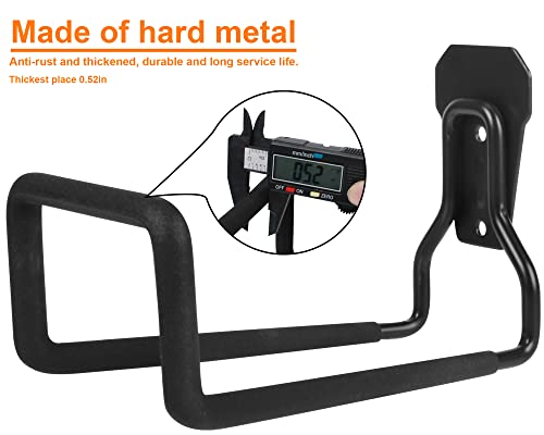 image for PeoMev 2pcs Heavy Duty Hose Hanger Garden Hose Storage Black Water Hos