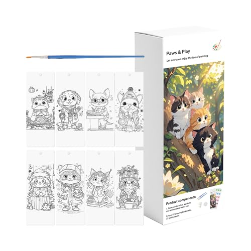 Kit de gribouillage aquarelle animaux mignons pour fille et garçon