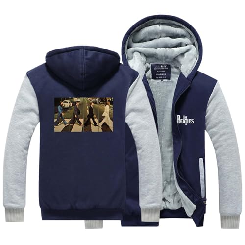 Hommes Sweat à Vestes,The Beatles Encapuchonné Sweat Imprimé Capuche Pull Décontracté À Manches Longues Zip Cardigan Veste Manteau,Sweat Zippé Homme Auto - Les Beatles, Paul McCartney, John Lennon, RIngo Starr, George Harrison Hommes Sweat à Vestes,The Beatles Encapuchonné Sweat Imprimé Capuche Pull Décontracté À Manches Longues Zip Cardigan Veste Manteau,Sweat Zippé Homme Auto