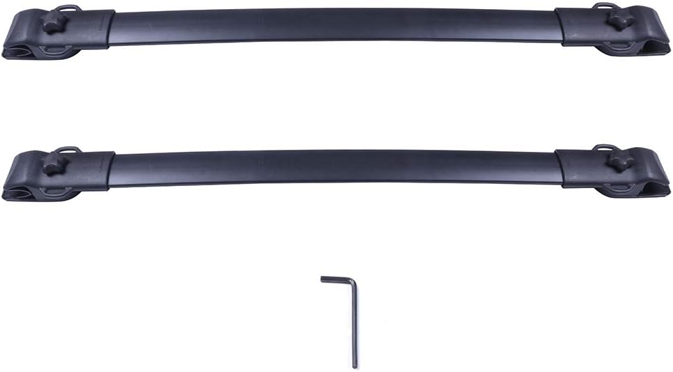 LUJUNTEC 42” Aluminum Roof Mounted Roof Rack Cross Bar Set Fit for 2011-2020 for Sienna Top Rail Carries Luggage Carrier